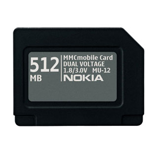 Nokia 512 MB MMCmobile Card MU-12