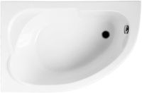 Badland STANDARD hoekbad 140 x 140 cm wit met styropor ombouw