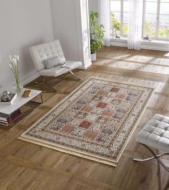 Mint rugs Klassiek Vloerkleed Precious - Crème Rood 120 x 170 cm