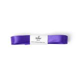 Decora Tessuto Satijnen lint, dubbel, 15 mm x 5 m, violet