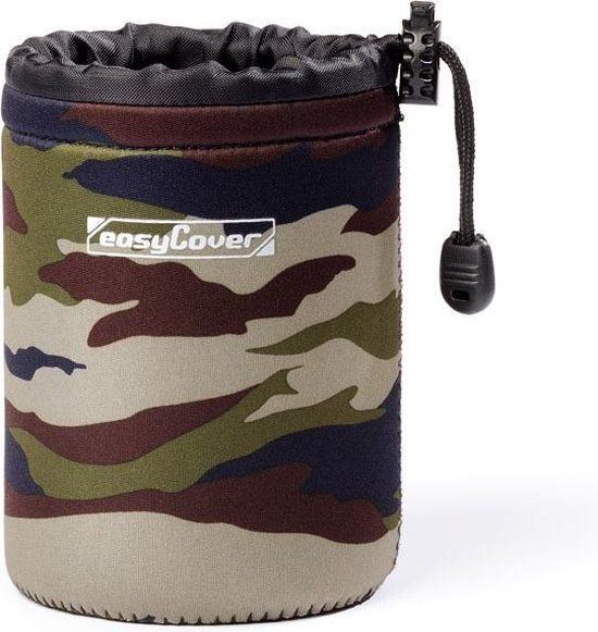 EasyCover Lens Case Medium Camouflage - Army - Neopreen - 2 jaar garantie