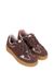 Anekke Baskets bordeaux avec détails métalliques, pointure 40 | Semelle confortable, ton bordeaux, intérieur floral, détails métalliques, style rétro