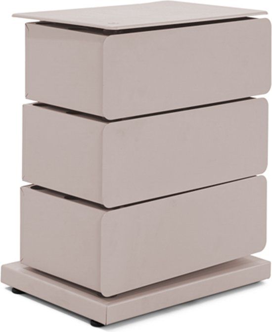 Spinder Design Ladekast Joey 3 - Silky Taupe - Metaal