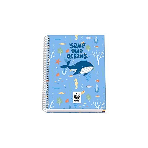 DOHE - Notitieboek A5 (gevoerd deksel - binnen 5 mm) - WWF - Save our Oceans