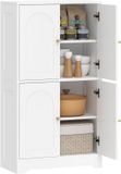 HOMCOM Keukenkast Spaanplaat Wit 60 x 30 x 110 cm