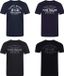 Tom Tailor Heren T-Shirt 4 Pack Regular Fit Ronde Hals Katoen Veelkleurig M