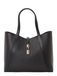 FURLA Leren Shopper Goccia Tote Bag Nero Zwart
