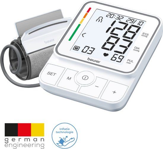 Beurer BM 51 Comfort Bloeddrukmeter bovenarm - EasyClip manchet - 5 Jaar garantie