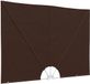 vidaXL Balcony Privacy Screen Rechthoekig 200 x 300 cm Polyester Bruin