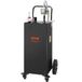 VEVOR 30 gallon brandstof Caddy, Gas opslag tank & 4 wielen, met Manuel Transfer Pomp, Benzine Diesel Brandstof Container voor Auto's, Grasmaaiers, ATV's, Boten, Meer, Zwart