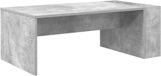 vidaXL Table basse Béton Gris 95 x 50 x 34 cm Bois traité