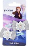 Haarclips Inca Clips Lazo Disney Haarspeldjes 2 Stuks Blauw Zilverkleurig Polyester