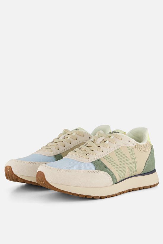 Woden Ronja Sneakers Groen Leer - Maat 38