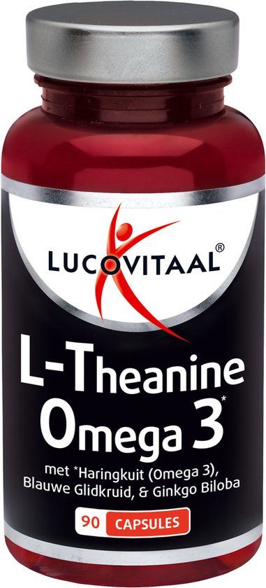 Lucovitaal L-Theanine Haringkuit Voedingssupplement - 90 Capsules