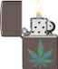 Zippo Funky Cannabis Black Ice Lighter