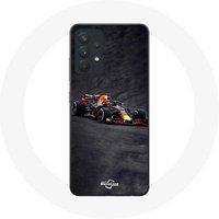 Maniacase Hoesje voor Samsung Galaxy A13 4G / A13 4G Lite Formule 1 Max Verstappen F1 zwart rood en geel