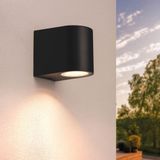 Ledvion LED Wandlamp Vesta Zwart GU10 IP54