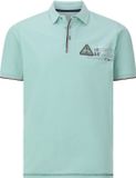 Jan Vanderstorm heren Poloshirt KNUTLAND Plus Size lichtblauw 60/62