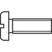 TOOLCRAFT Cilinderschroeven M1.4 10 mm Sleuf DIN 84 ISO 1207 Staal 20 stuk(s)