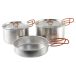 Easy Camp Set de cuisine mousse tour 5 pièces inox