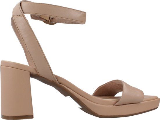 CLARKS AMBYRLYN BAY Sandalen met hak Vrouwen Nude Leer Blokhak 5-7 cm Maat 40