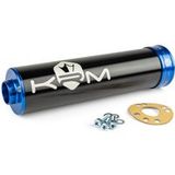 KRM Silencieux d'échappement 70 - 90 noir / bleu foncé