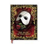 Masked Paperblanks Masked Melody MIDI Custom Lined Hardcover Journal, 144pg, 120gsm, Andrew Lloyd Webber Collection (Phantom of the Opera)