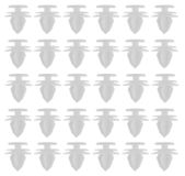 Citroen C4 Cactus Clips de revêtement 30x - Hayon/Garniture intérieure - Fixations - Plastique - MPN: 6991Z1