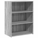 vidaXL Dressoir - 70x41x93 cm - Bewerkt Hout - Grijs Sonoma Eikenkleurig