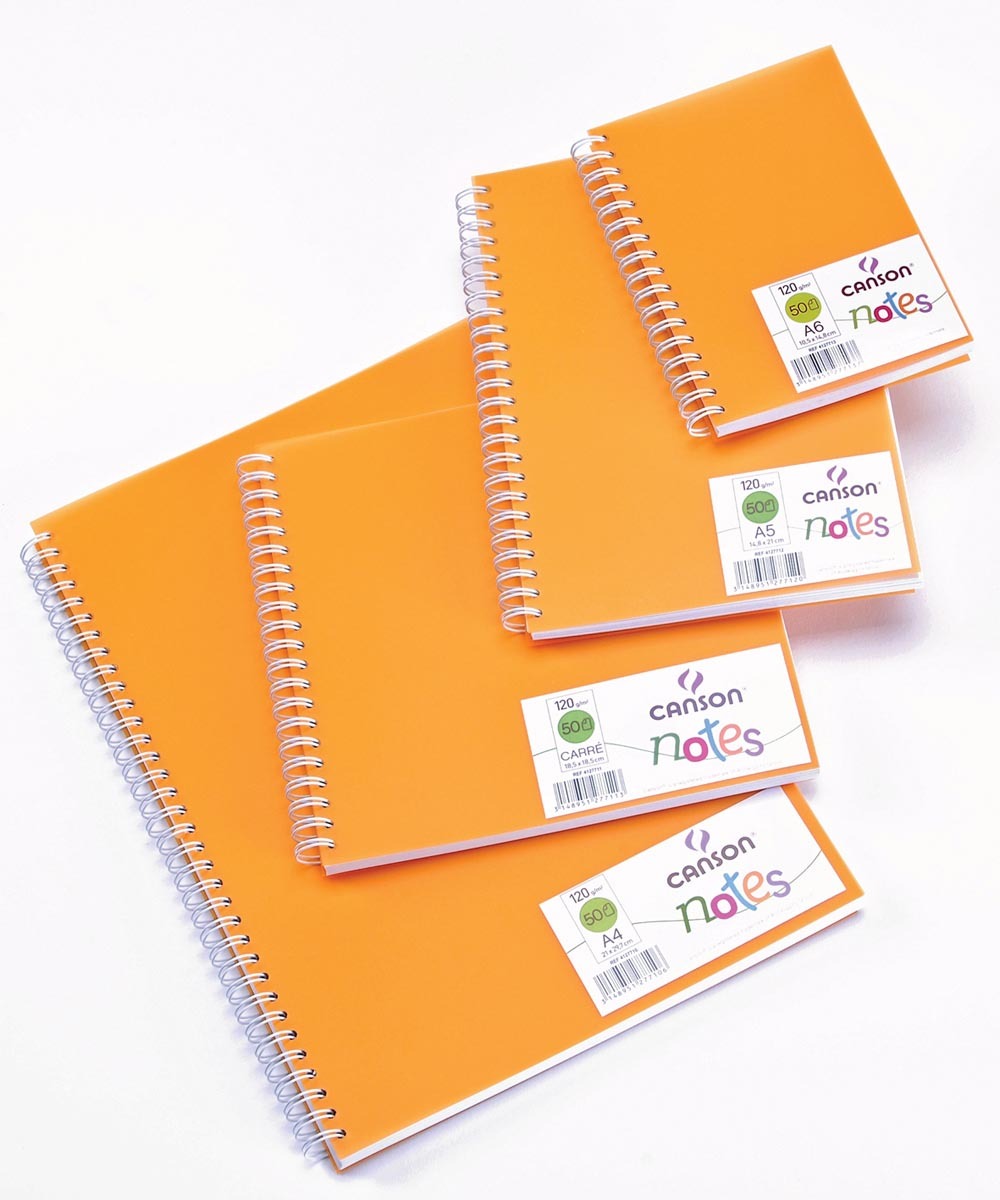 Canson schetsboek Notes ft A4 oranje