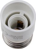 Universel - Adaptateur convertisseur - E27 vers E14 - Blanc