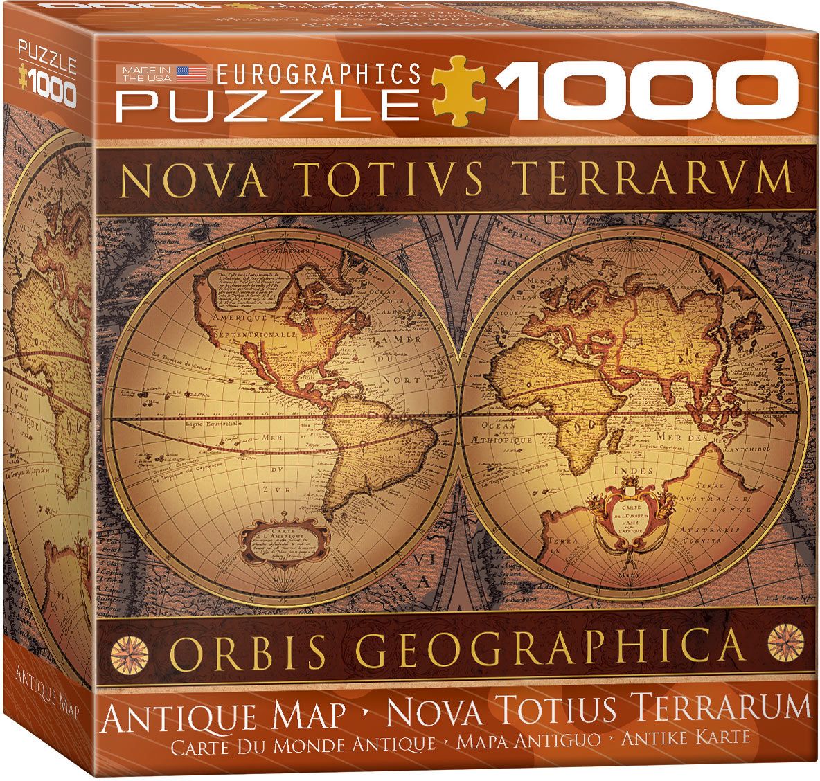 Eurographics Antique Map 1000pcs Puzzle