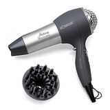 Bomann HTD 889 CB Haardroger met diffuser en vormmondstuk, haardroger met "Cool Shot" voor glanzend haar, haarföhn met 3 standen en 2 blaasstanden, 2000 watt