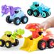 Dinosaurus speelgoed - Set van 4 dinosaurus voertuigen - Push-and-go - Kindvriendelijk