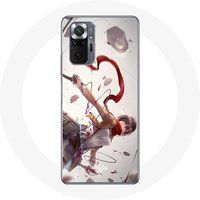 Maniacase Hoesje voor Xiaomi Redmi Note 10 Pro Mikasa Ackerman Attack of the Titans Manga