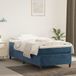 Maison Exclusive - Sommier à lattes de lit avec matelas bleu foncé 90x190 cm