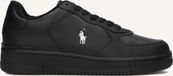 Polo Ralph Lauren Masters Court Low Top Sneakers - Leer - Heren - Zwart - Maat 40