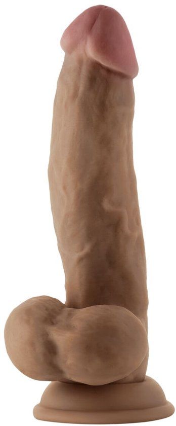 Shaft Realistische Dildo Shaft Siliconen Ø 4,5 cm (15,5 cm) Bruin