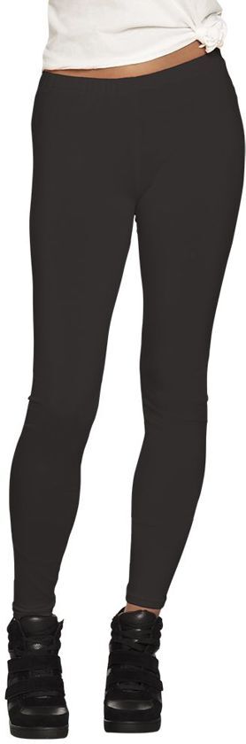 Feestbeest.nl Legging Opaque zwart stretch one size M