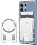 Spigen Ultra Hybrid MagFit+ MagSafe Kaarthouder Transparant