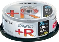 Fujifilm DVD+R 4.7GB 25-spindle 16x