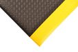 Notrax 419 Diamond Sof-Tred W/Dyna-Shield anti-vermoeidheid veiligheidsmat, voor thuis of op het werk, 3' X 12' zwart/geel