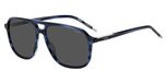Hugo HG 1398/S BLUE/GREY 58/14/145 Lunettes de soleil pour hommes