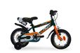 Pilot Bike Skiller vélo enfant, 12 pouce, modèle garçon, avec cadre en acier, frein V avant et frein arrière, 1 vitesse, roues stabilisatrices et gourde