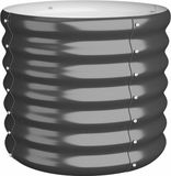 vidaXL Plantenbak 40x40x36 cm gegalvaniseerd staal antracietkleurig