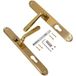 Fimet Garniture Fimet plaque longue ALT WIEN en laiton Ö-Norm, PZ - cylindre profilé (Ö-Norm 88 mm)
