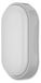 Lampe de cave LED, ovale, applique et plafonnier, IP44, 10W, 800lm, gris