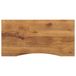VidaXL Bureaublad met ronding 120x60x2,5 cm massief ruw mangohout