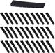 Allecto plus - 30 pièces coin de support en plastique noir