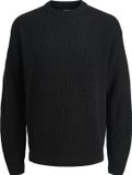 JACK&JONES Jongens Trui JJKAITO KNIT CREW NECK BF JNR Zwart